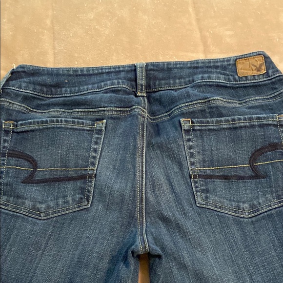 American Eagle Outfitters High Rise Women Jeans - Dark Blue - Picture 2 of 3